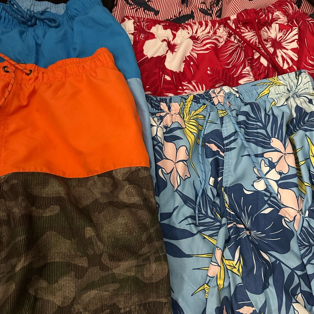 George Camouflage Swim Trunks Lightweight Casual